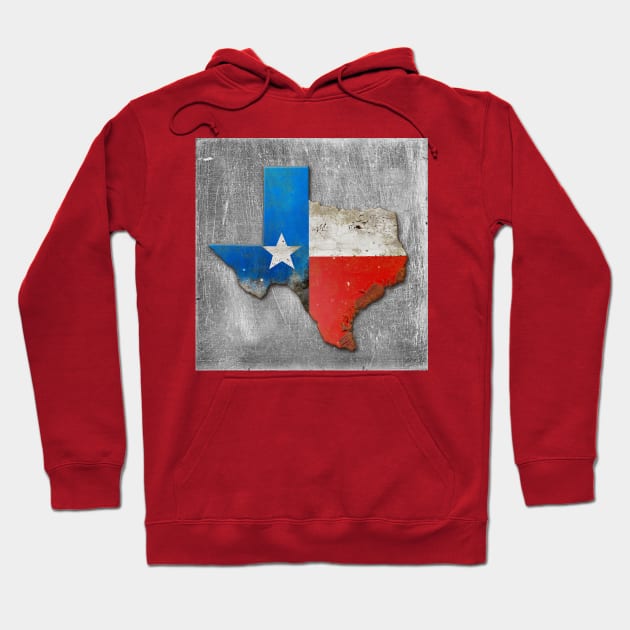 Texas State Map Hoodie by Dual Rogue